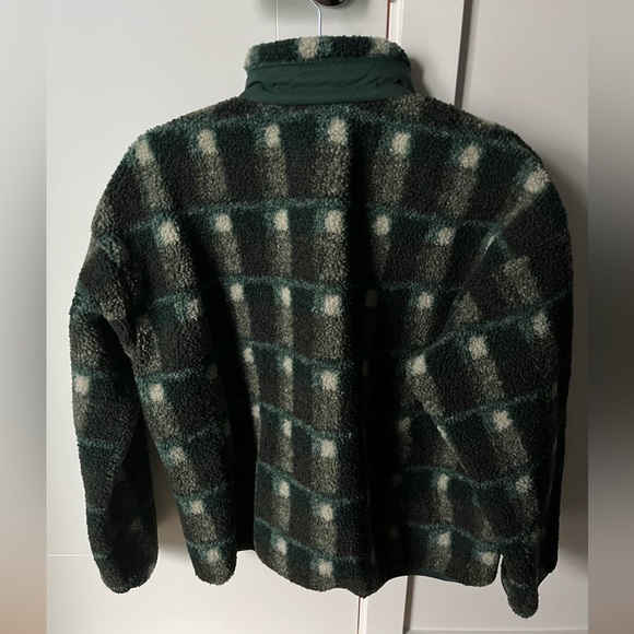 Uniqlo x JW Anderson green windproof outer fleece printed jacket size S - Picture 5 of 9